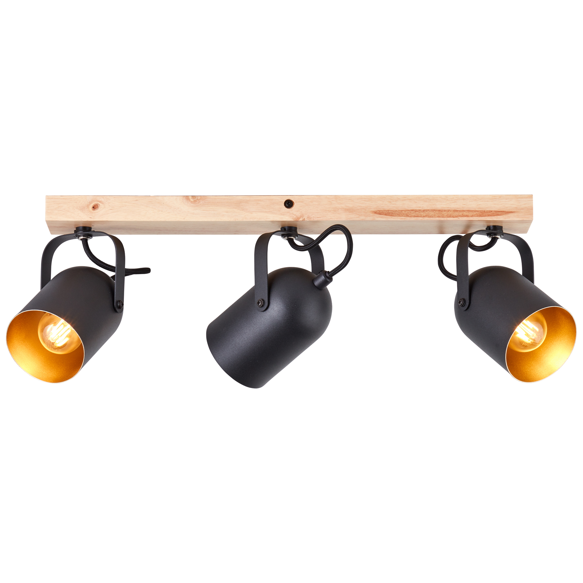 2505776 tronte spot balken gold schwarz holz