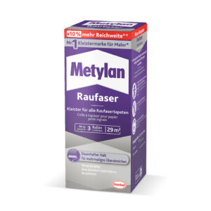 Tapetenkleister Raufaser, trocknet transparent