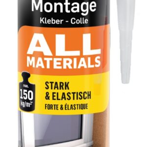 Montagekleber All Materials, weiß, 450g
