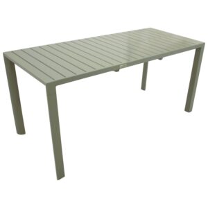 Ausziehtisch 117/162x70cm, Aluminium