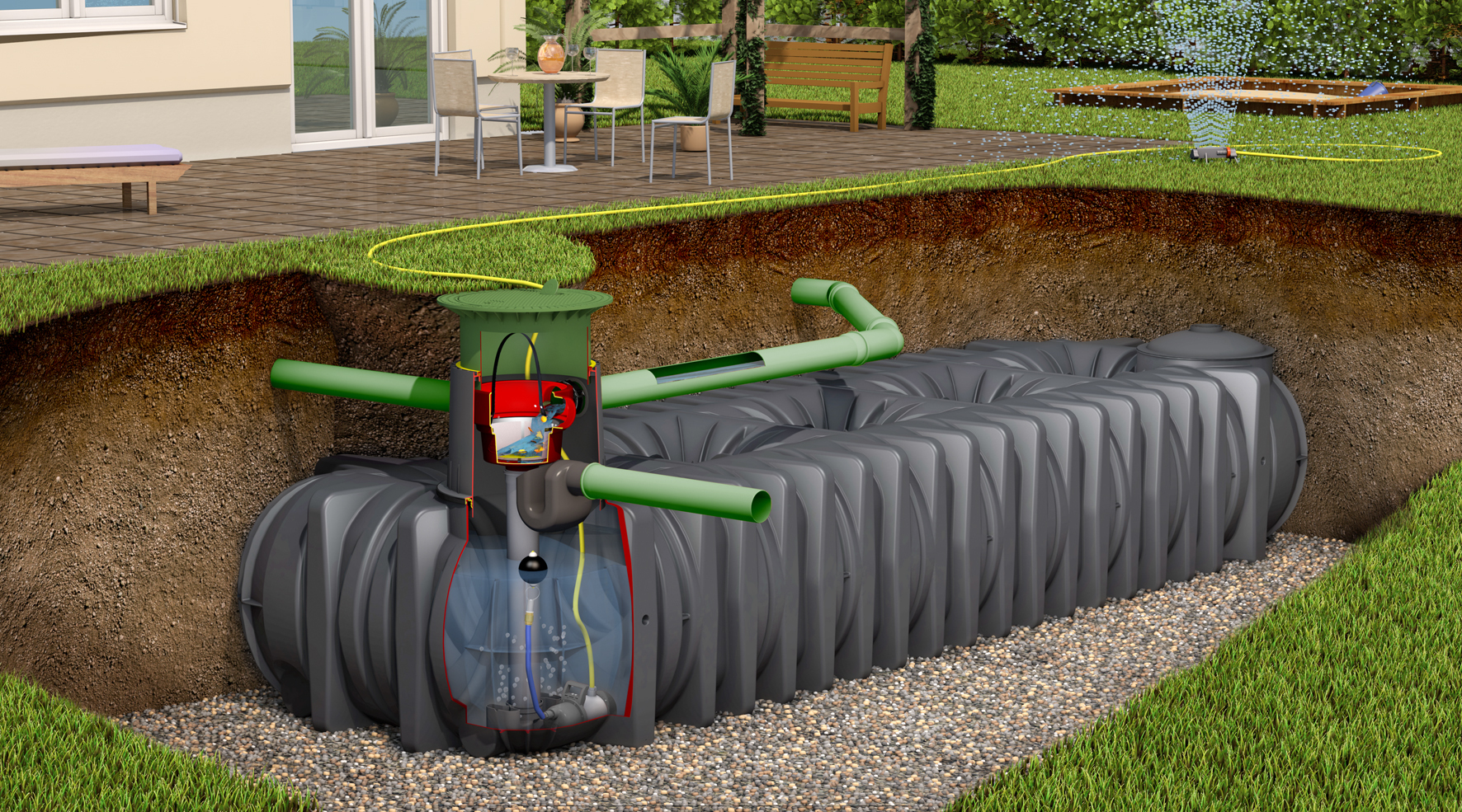 2717060 flachtank platin paket garten komfort begehbar