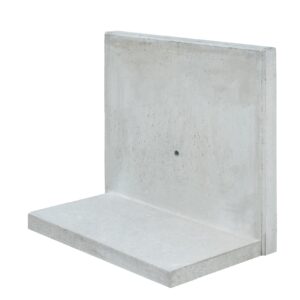L-Stein Sichtbeton grau