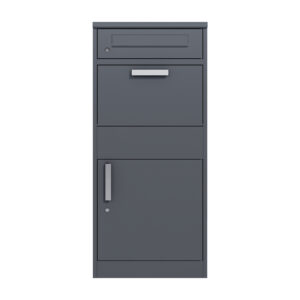 Paketbox Stahl verzinkt anthrazit