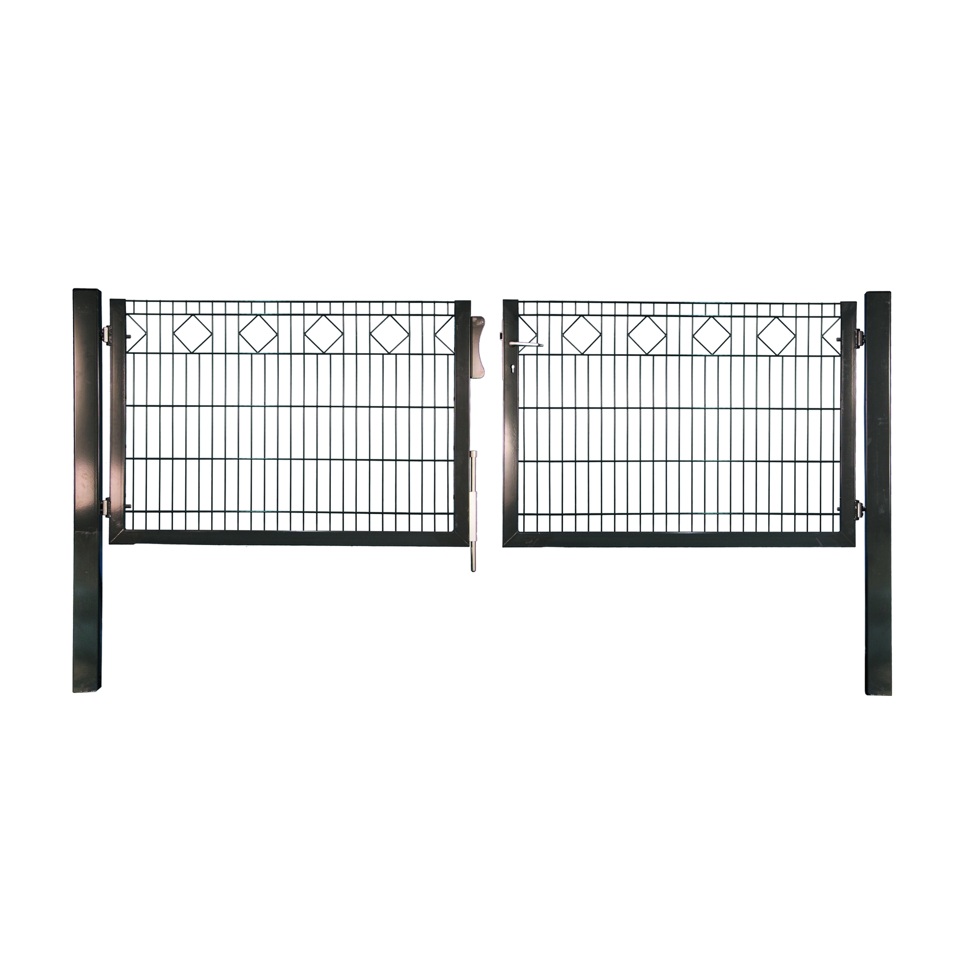 2778435 caro doppeltor anthrazit inkl pfosten