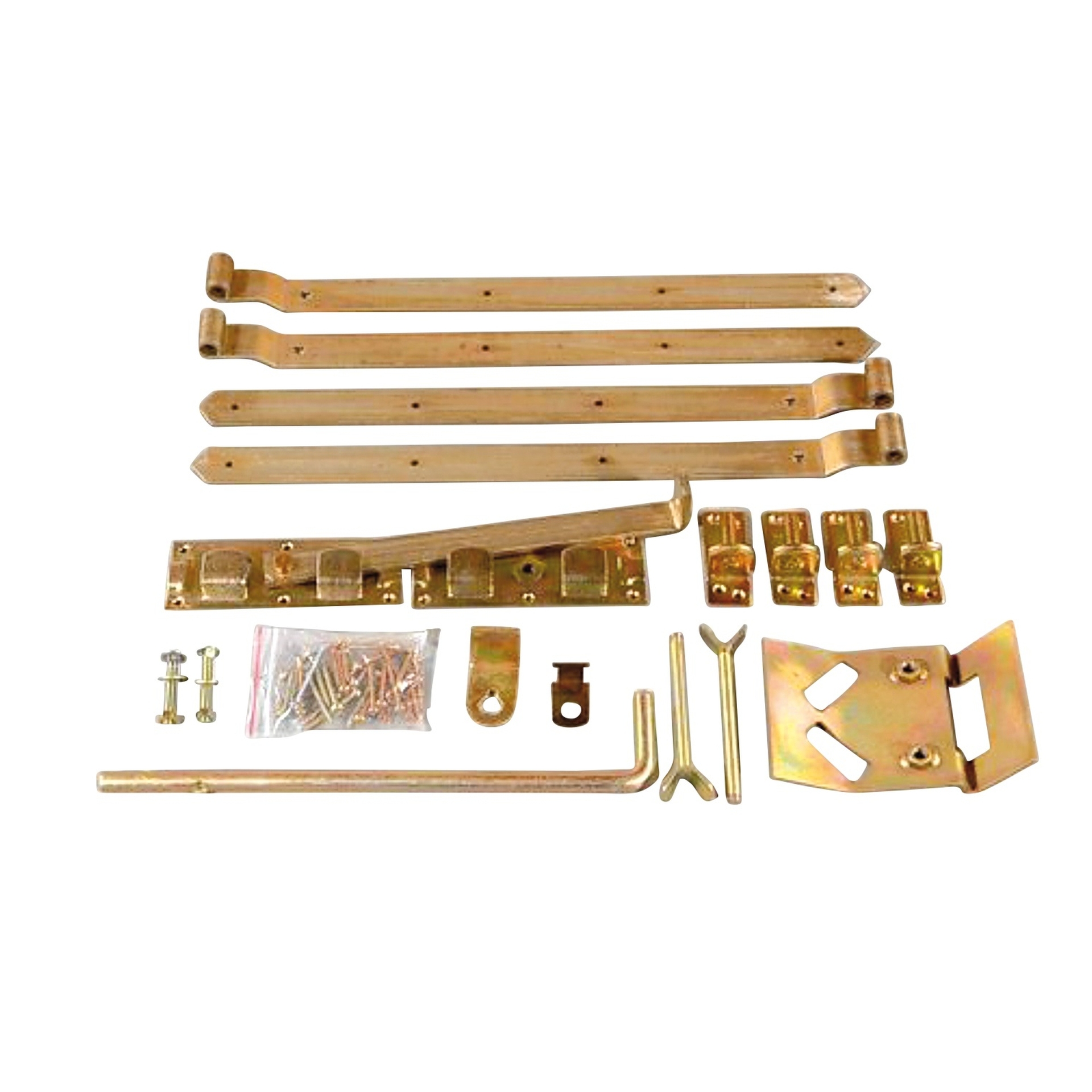 2778501 doppeltor beschlag gelb verzinkt