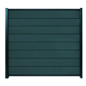 GOTLAND-Serie WPC-Steckzaunsystem Zaunset für ein Zaunfeld