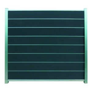 GOTLAND-Serie WPC-Steckzaunsystem Zaunset für ein Zaunfeld