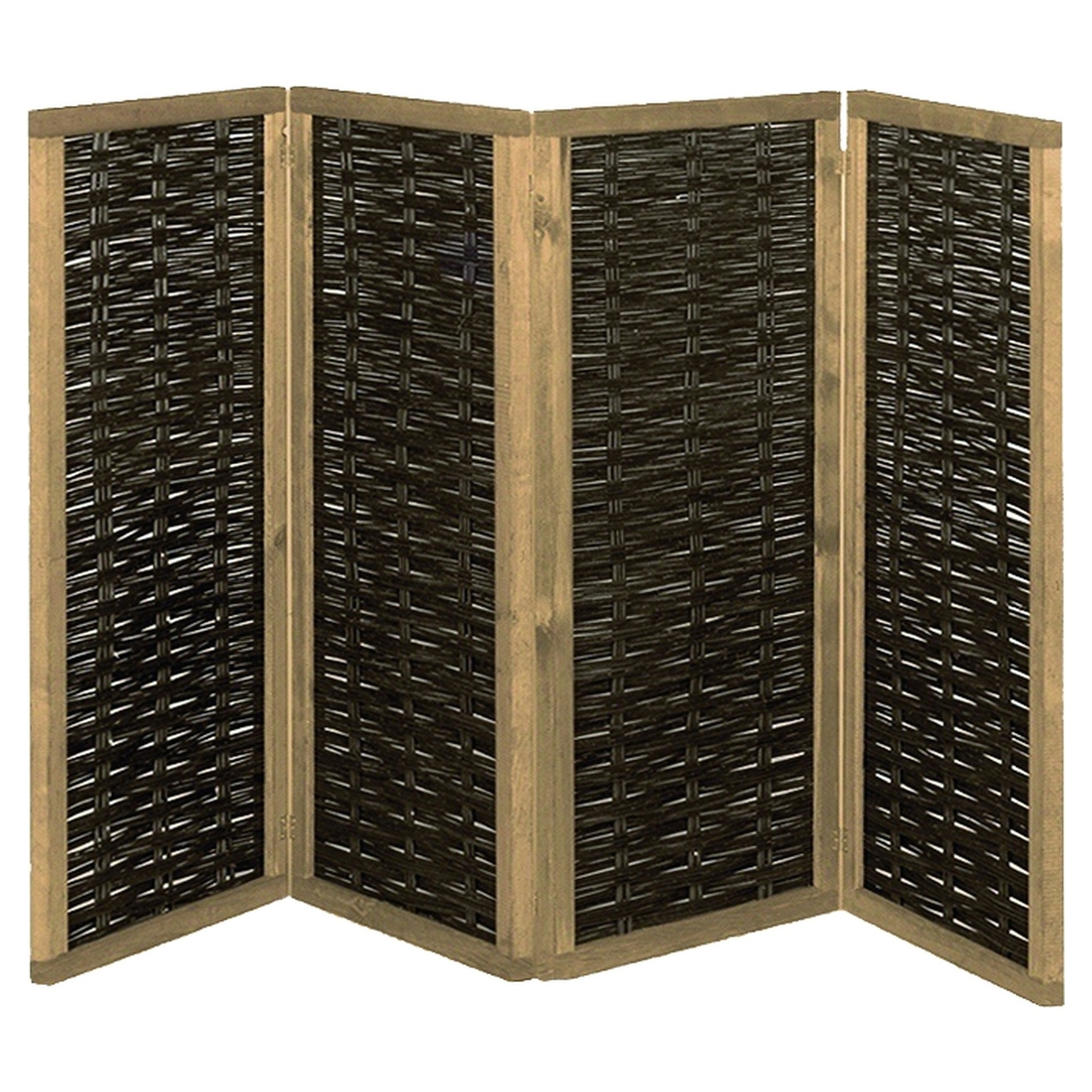 2779131 paulina paravent aus weide 4 teilig mit scharnieren