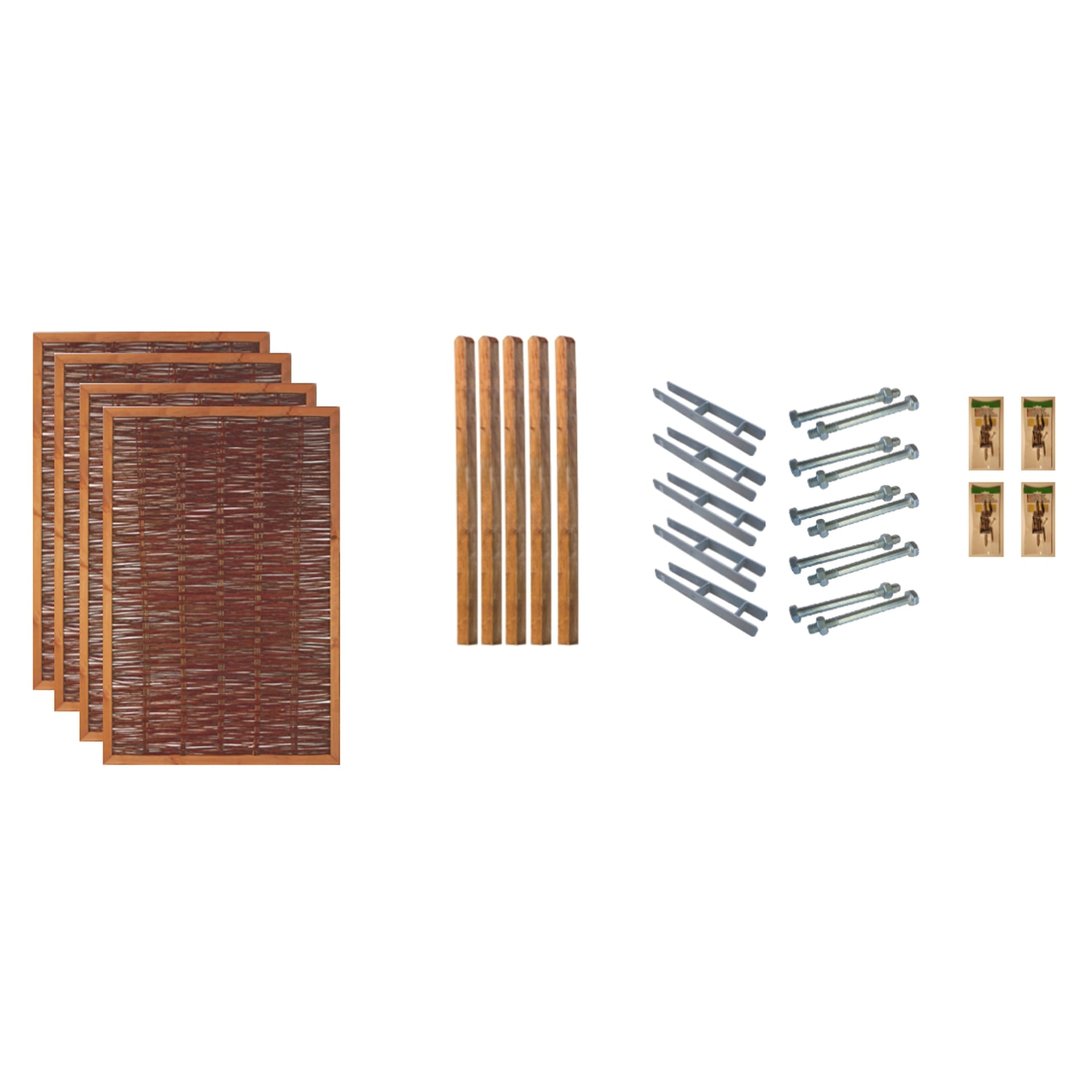 2779310 sichtschutz zaun set fresno