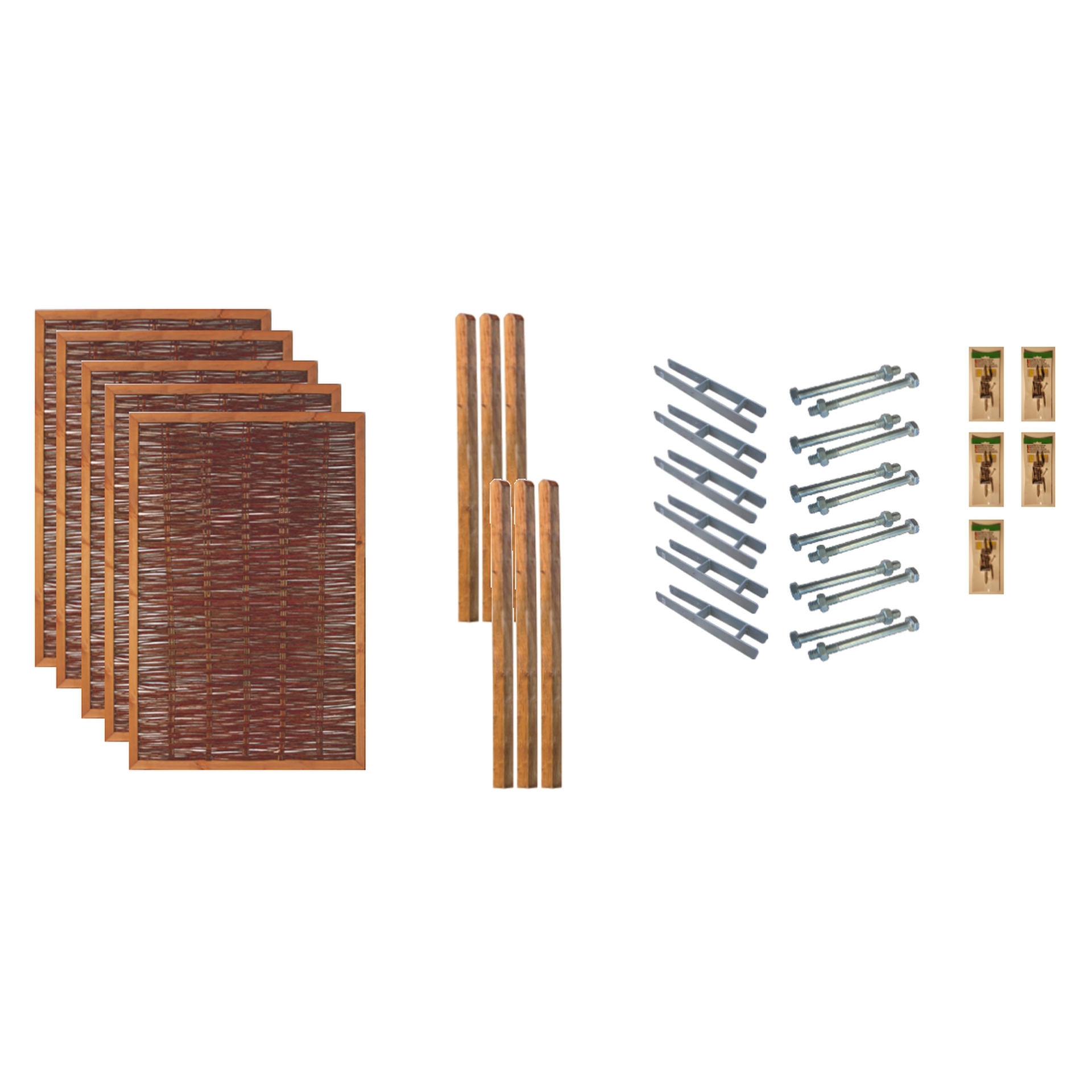 2779311 sichtschutz zaun set fresno