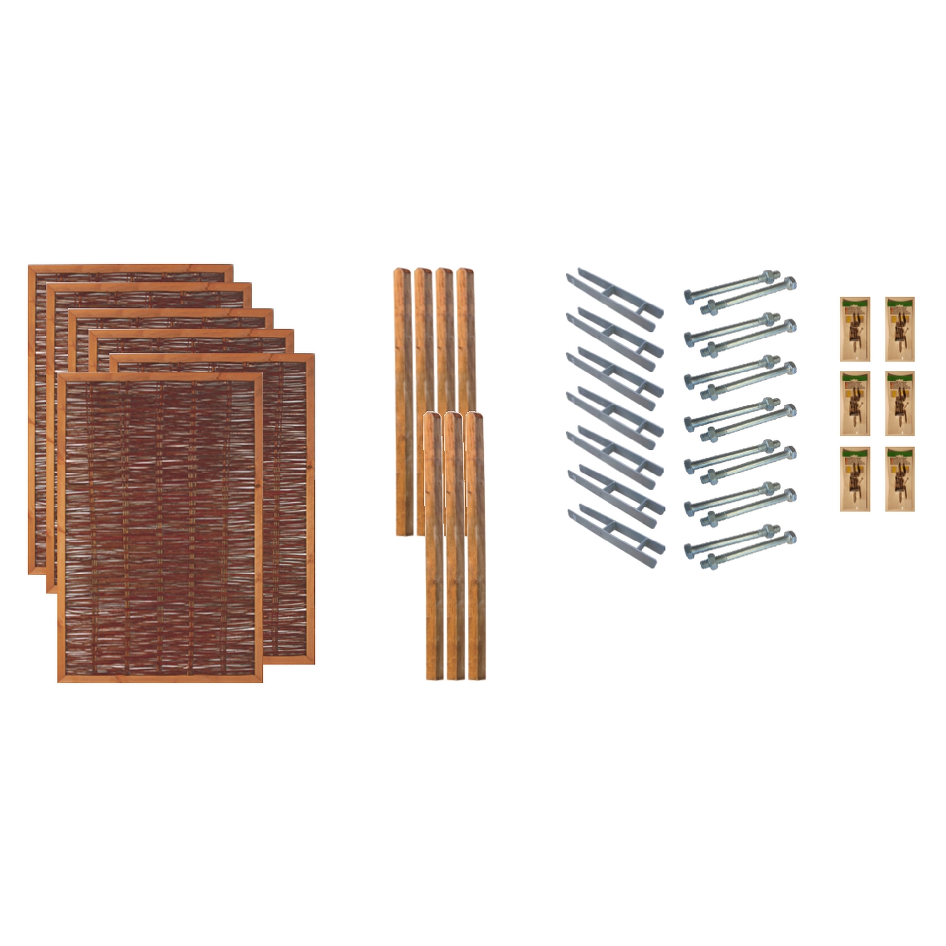 2779312 sichtschutz zaun set fresno