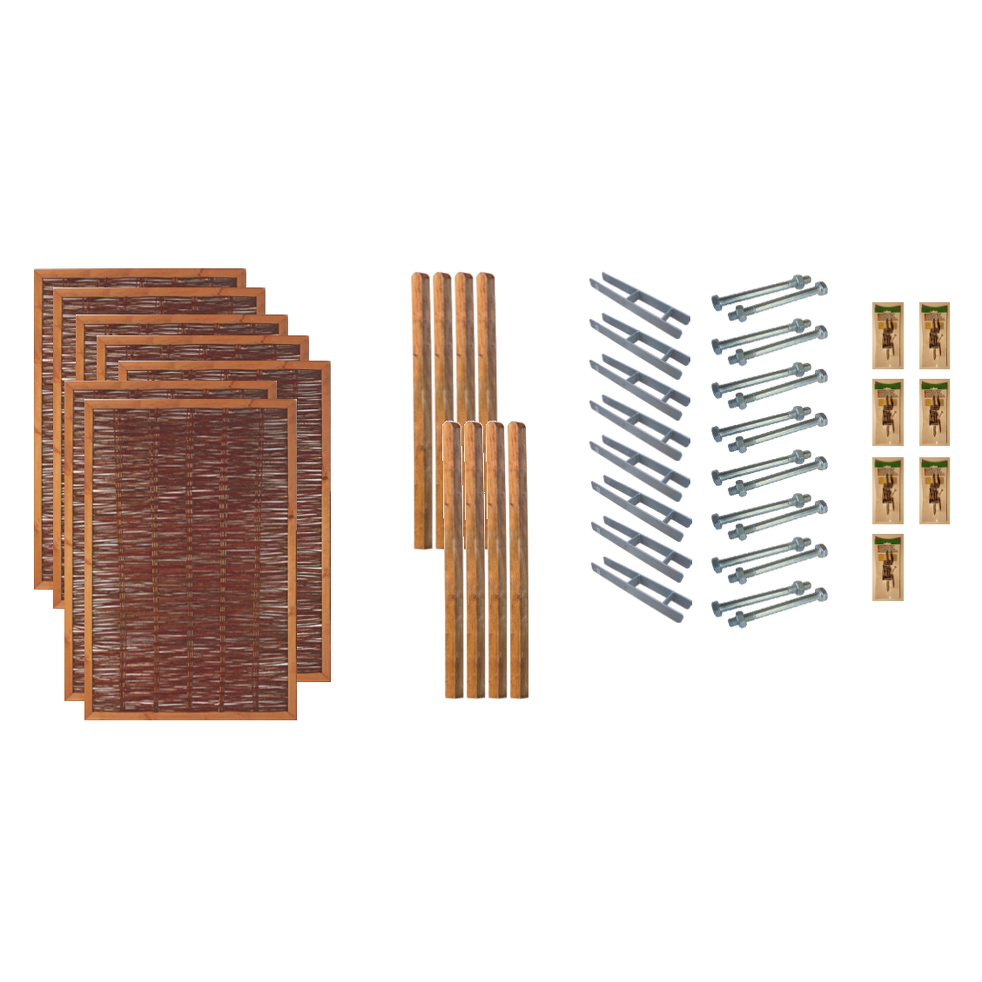 2779313 sichtschutz zaun set fresno