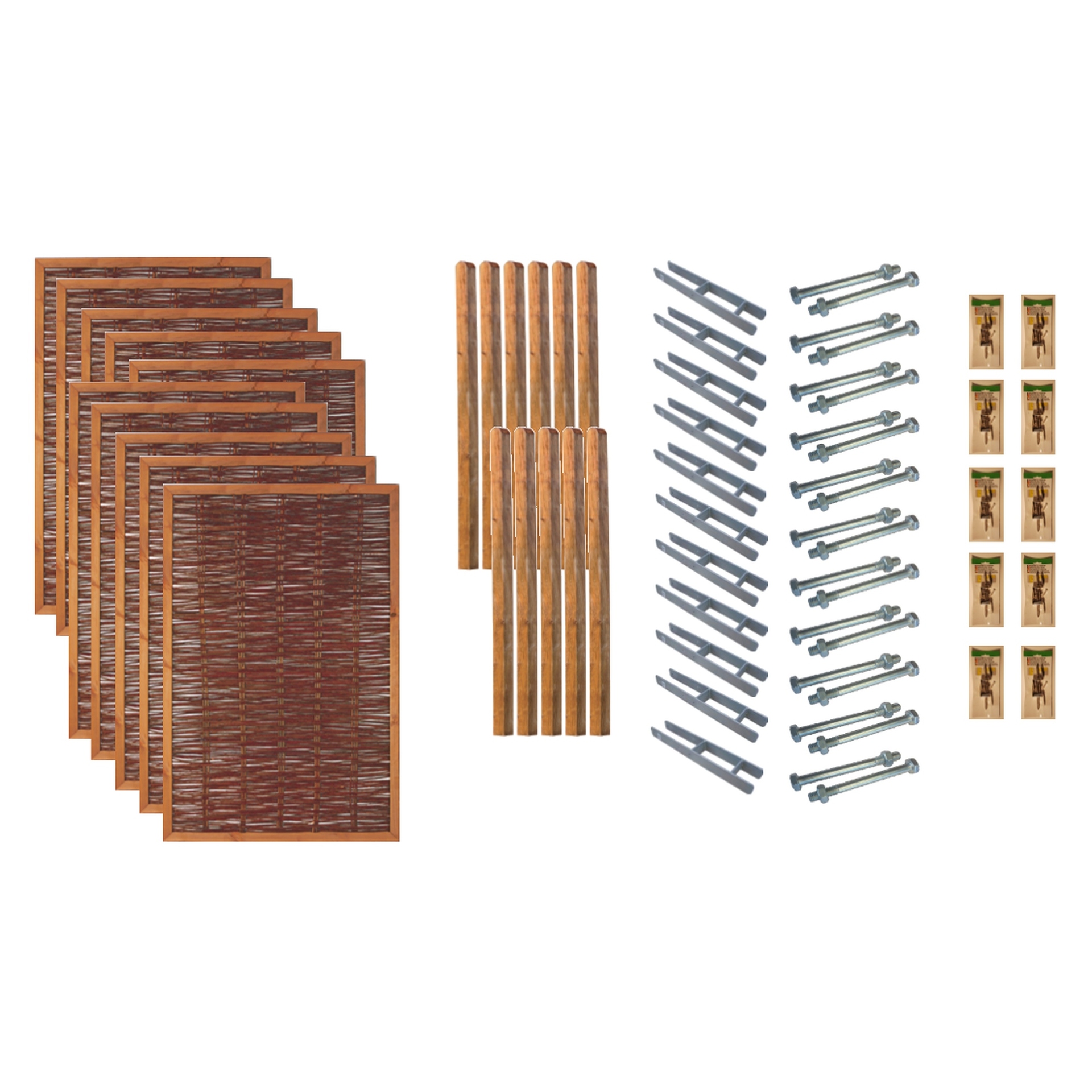 2779316 sichtschutz zaun set fresno