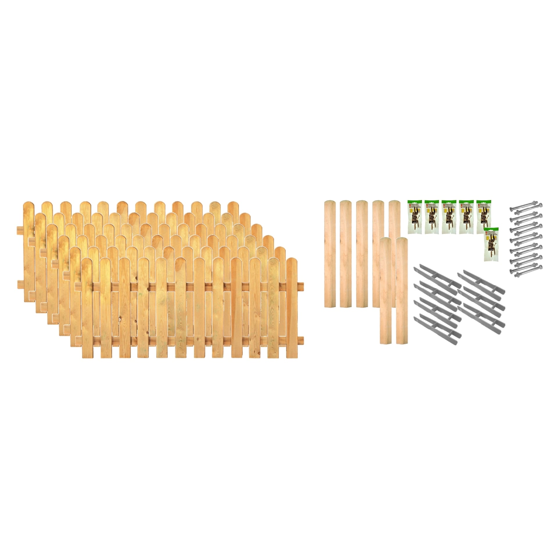 2779338 sichtschutz zaun set lakeland