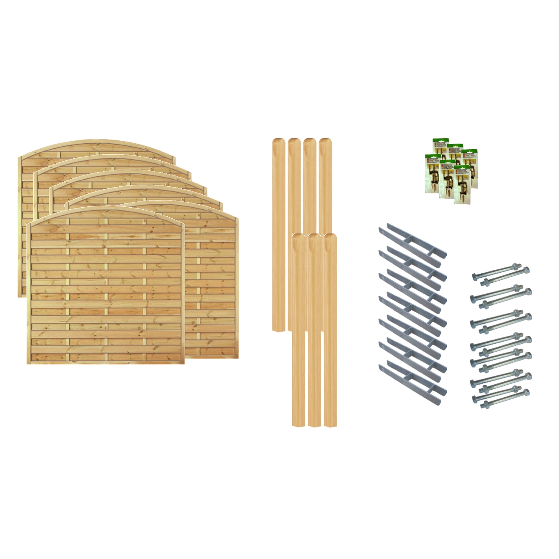 2779368 sichtschutz zaun set madison