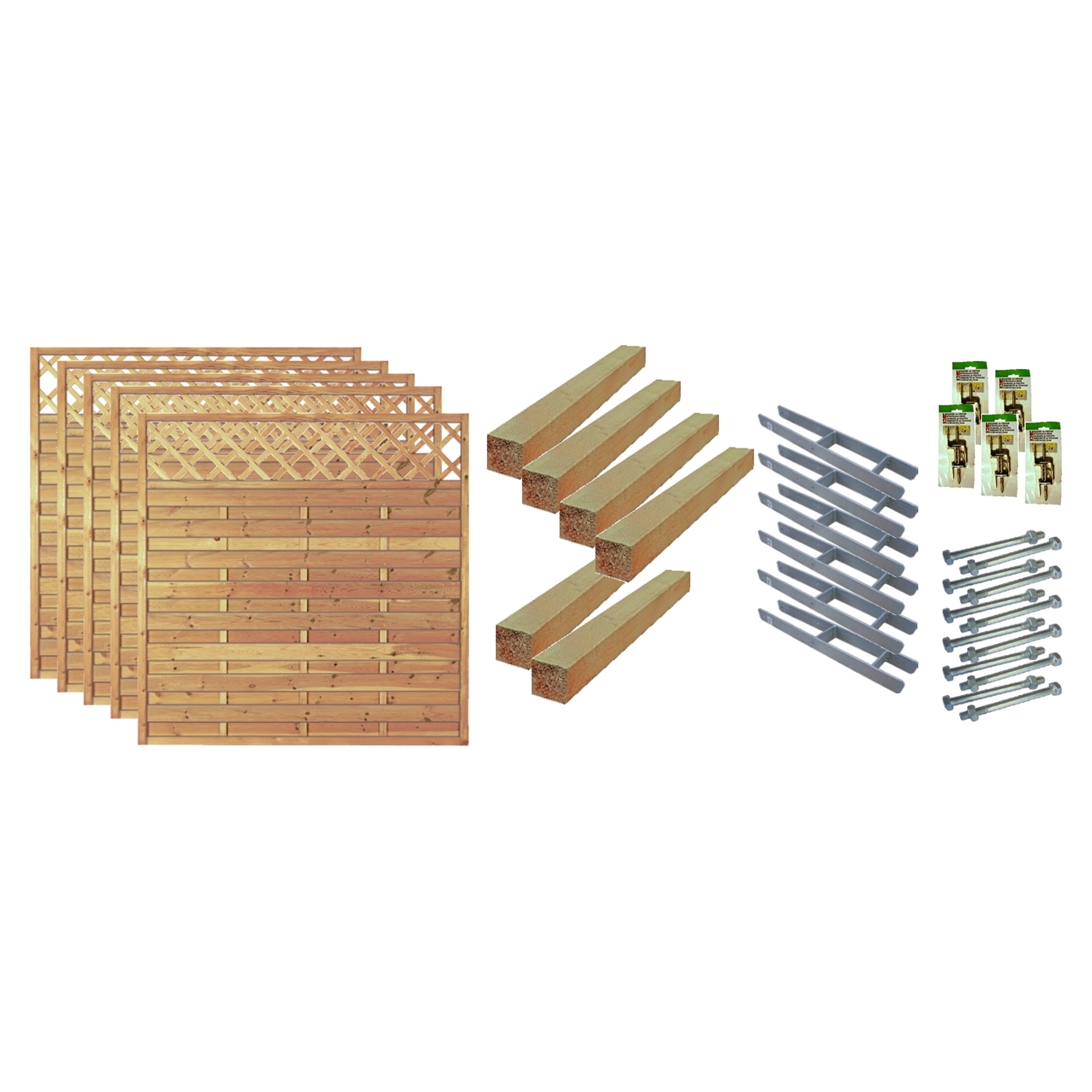 2779383 sichtschutz zaun set memphis