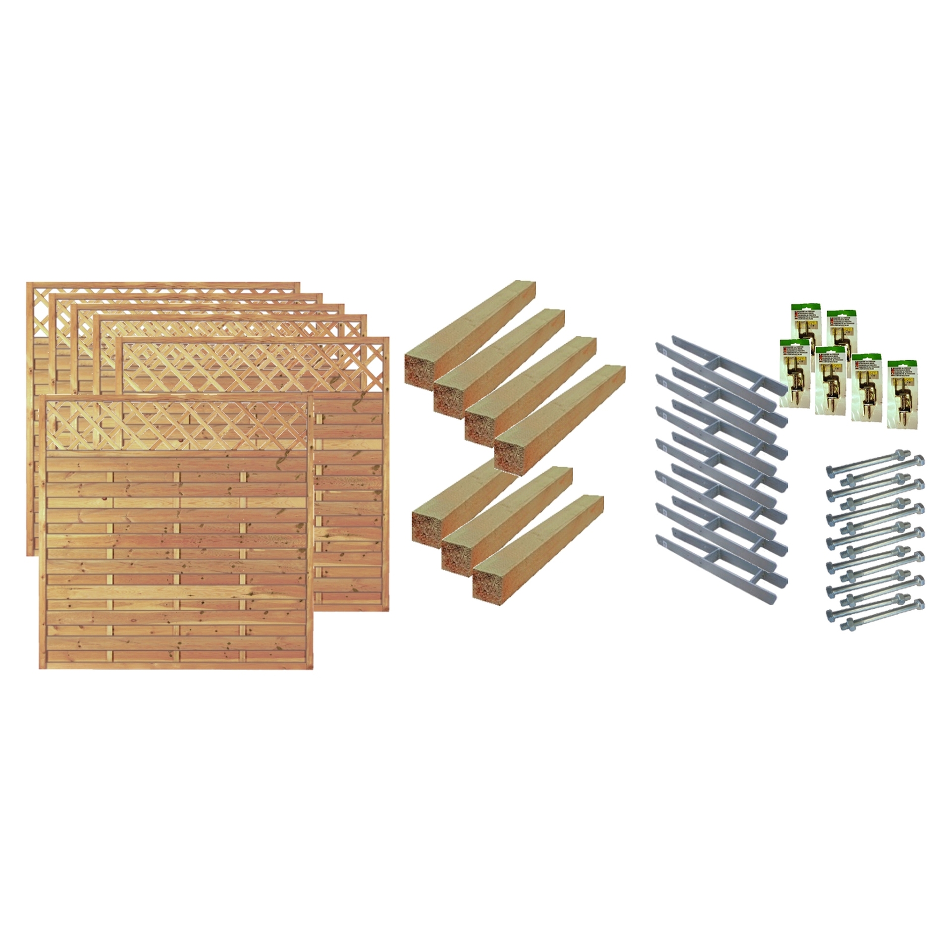 2779384 sichtschutz zaun set memphis