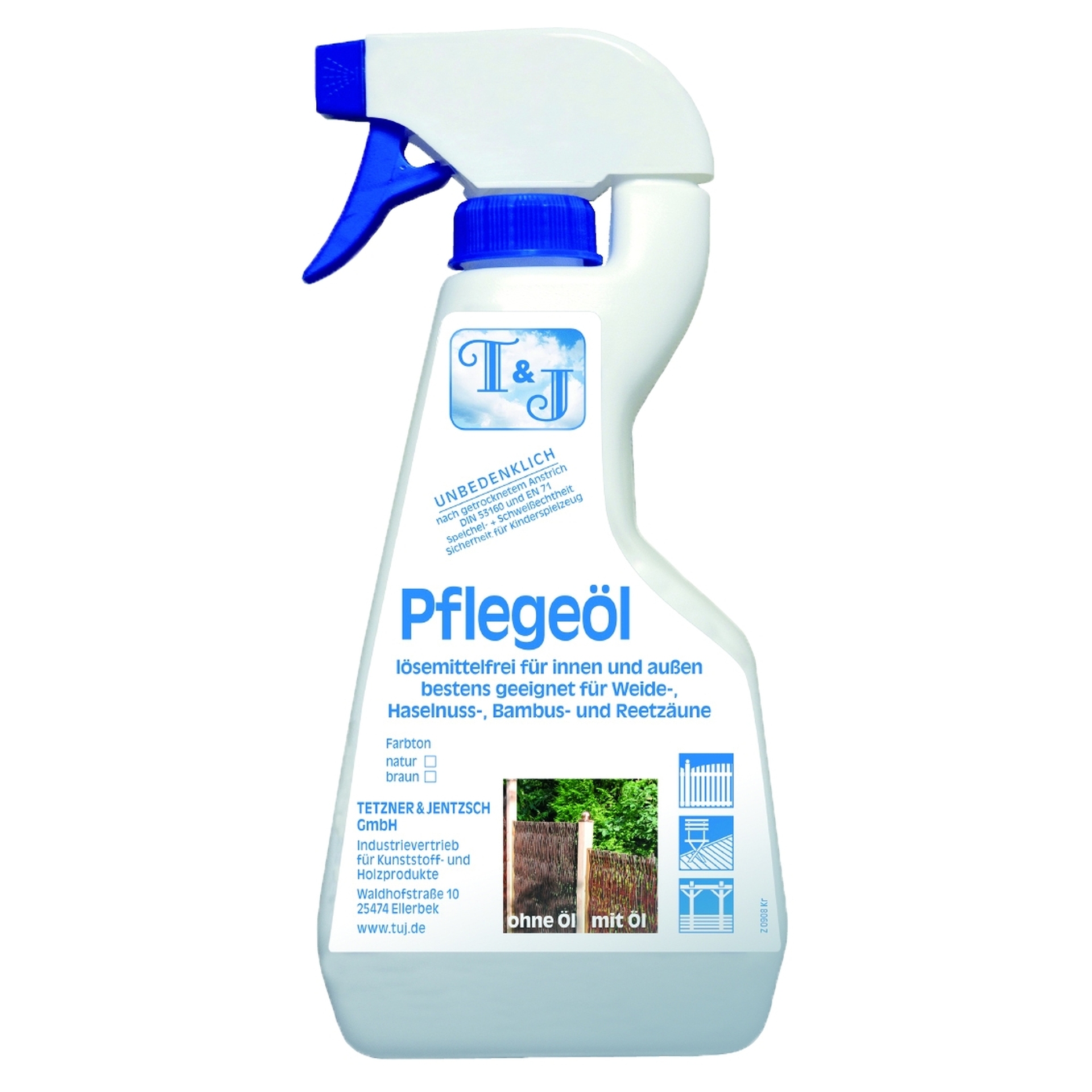 2779488 t j pflegeoel natur 500 ml in der pumpflasche