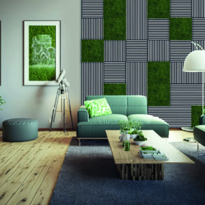 Wandpaneel Modular Wall Echtmoos