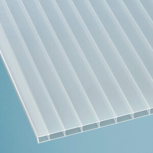 Acryl Doppelstegplatte | 16 mm | Breite 1200 mm | opal-weiß