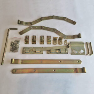 Doppeltor Beschlag | gebogen