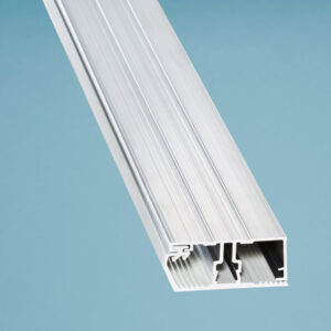 Einfaches Aluminium Rand Verlegeprofil | Breite 60 mm | für 16 mm Stegplatten | Länge