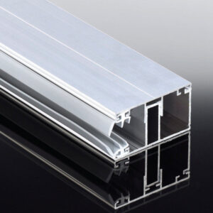 Aluminium Rand Verlegeprofil | Komplettsystem | Breite 60 mm | für 16 mm Stegplatten