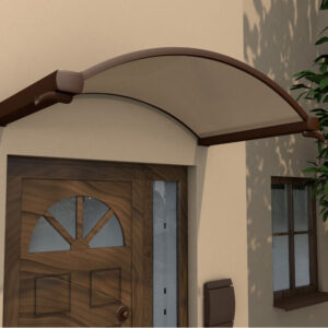 Rundbogenvordach Bremen bronce