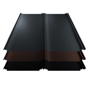 Stehfalz T-Panel | Dach | 0,60 mm | Aluminium | Nanowelle | 1100mm Breite | 25 µm Matt