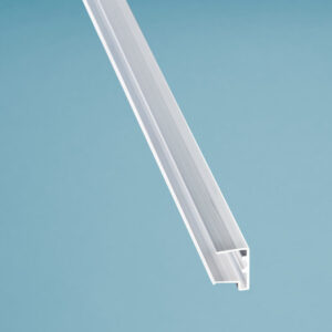 Alu Abschlussprofil | Kantenschutz mit Tropfnase | für Plattenstärke 16 mm | pressblank