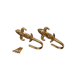 Raffhaken Lilie für Gardinen, 2 Stück