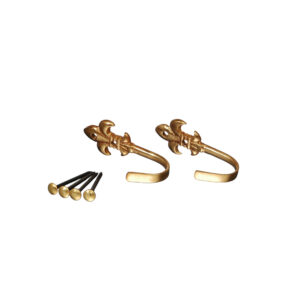 Raffhaken Lilie für Gardinen, 2 Stück