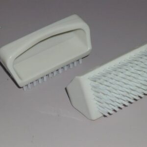 Nagelbürste, einseitig, mit Henkel steingut