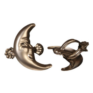 Donauklammern Motiv Mond für Gardinenstangen