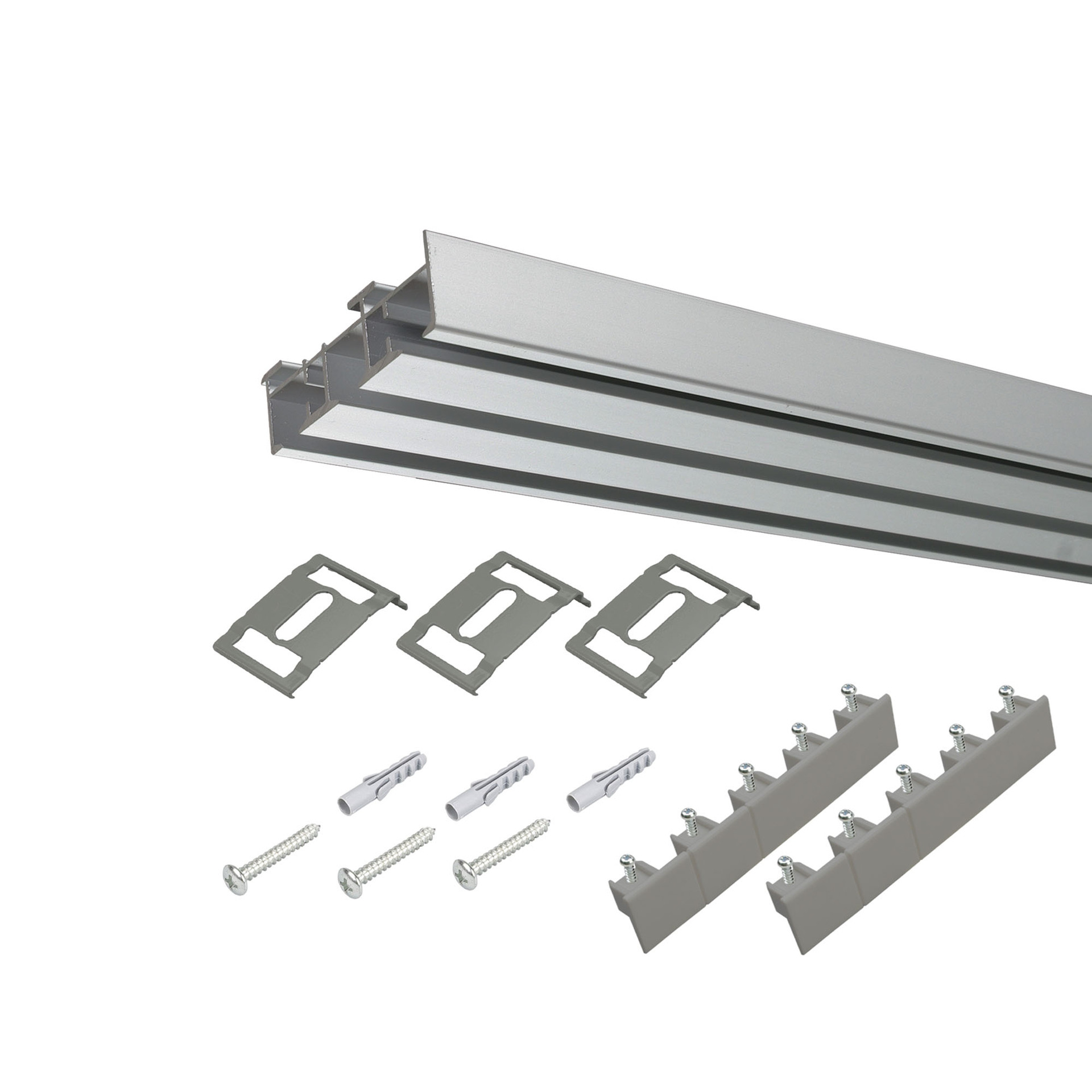 Vorhangschiene Track 3-läufig für Vorhänge/Schiebevorhang 1 Vorhangschiene Track 3-läufig für Vorhänge/Schiebevorhang