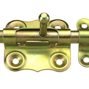 Grendelriegel gelb verzinkt 40x40mm