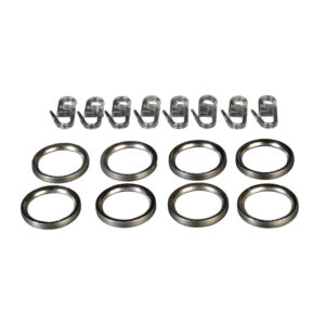 Gardinenringe für Gardinenstangen mit Faltenlegehaken Landhaus ø