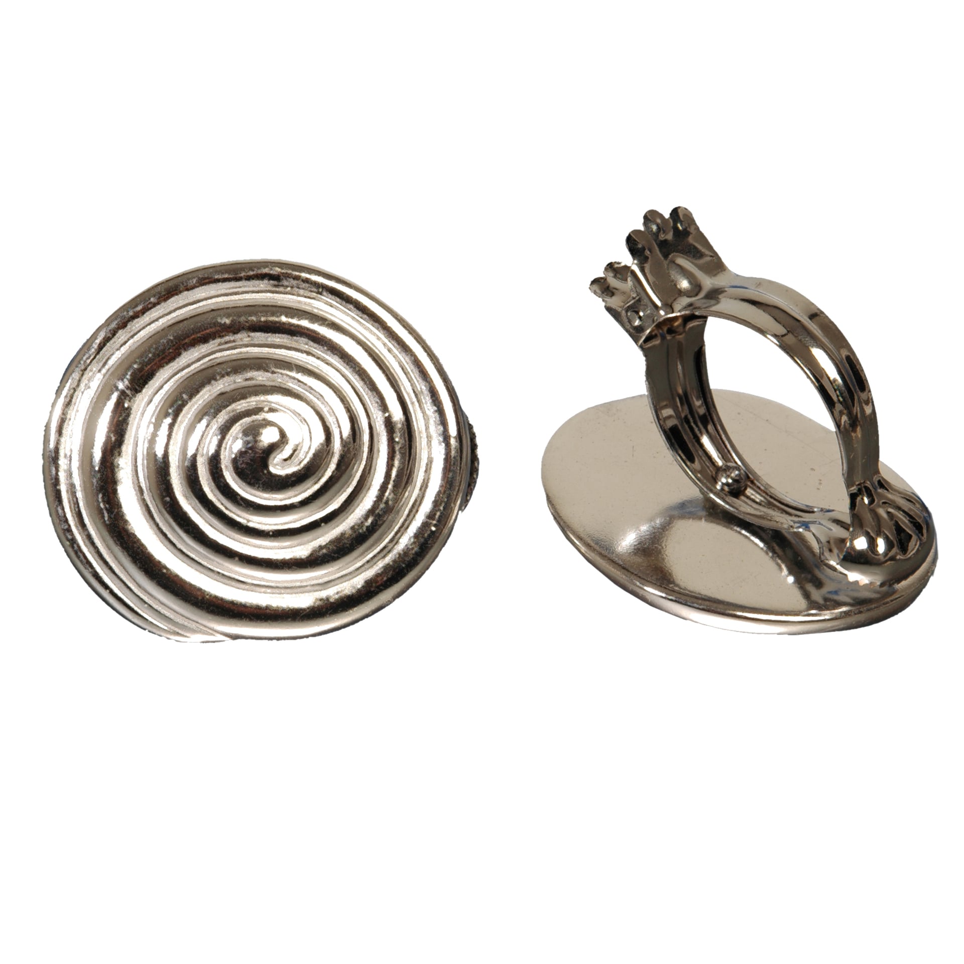 Donauklammern Motiv Schnecke für Gardinenstangen 1 Donauklammern Motiv Schnecke für Gardinenstangen