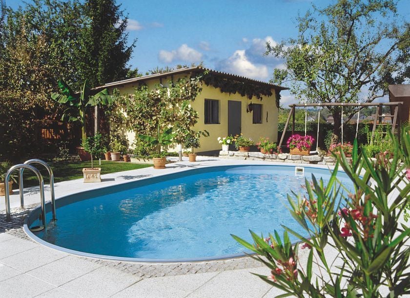 Ovalform-Schwimmbecken-Set Ferrara 1 Ovalform-Schwimmbecken-Set Ferrara