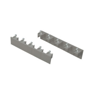 Endkappe für Flächenvorhangschiene 3-5-läufig Schiebevorhang