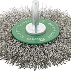 Rundbürste Stahldraht 100mm grob gewellt FORTIS
