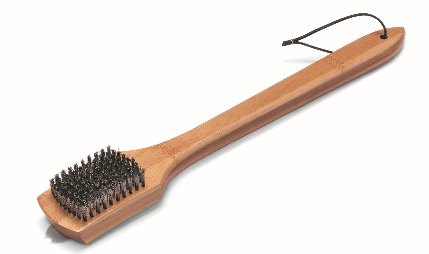 Grillbürste mit Bambus-Holzgriff für Holzkohlegrills 1 Grillbürste mit Bambus-Holzgriff für Holzkohlegrills