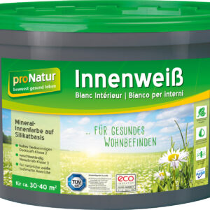 pronatur Innenweiß Silikat-Mineralfarbe