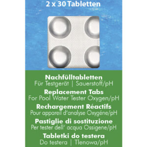 Nachfülltabletten f. Wassertestg. Sauerstoffmeth., geblistert