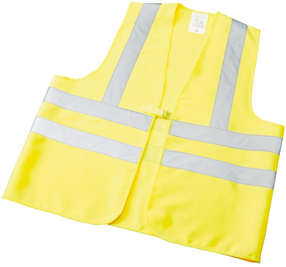 Warnweste Max, Gr. L, Textil, gelb 1 Warnweste Max, Gr. L, Textil, gelb