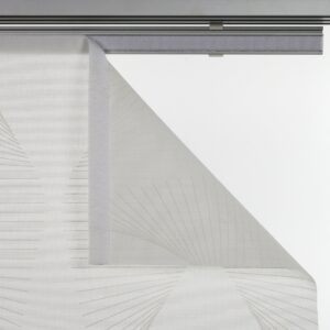 Flächenvorhang Stoff Malmö 60x245cm, Schiebevorhang