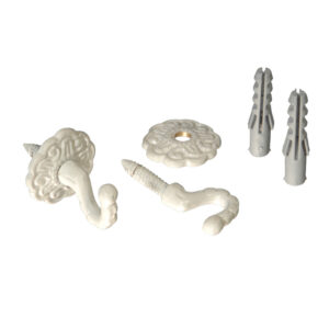 Rosettenhaken Standard für Gardinen, 2 Stück