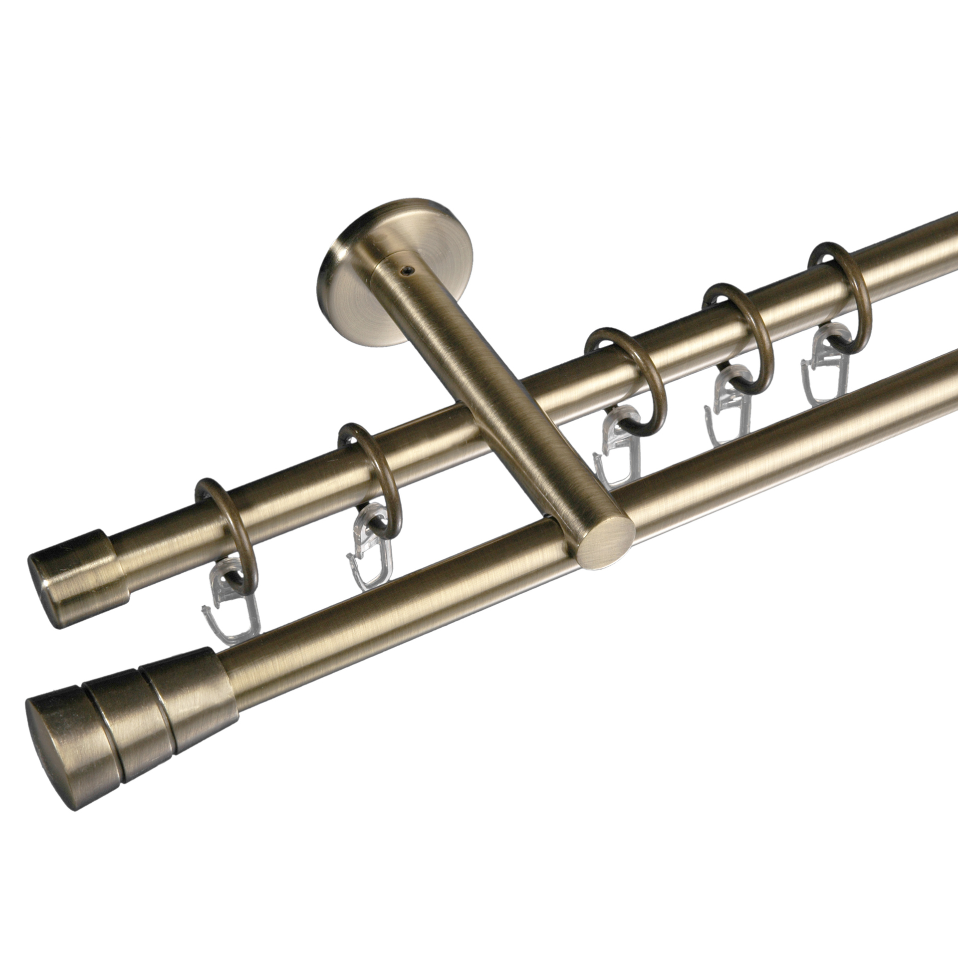 Gardinenstange Concav mit Rille 16 mm Stilgarnitur 1 Gardinenstange Concav mit Rille 16 mm Stilgarnitur