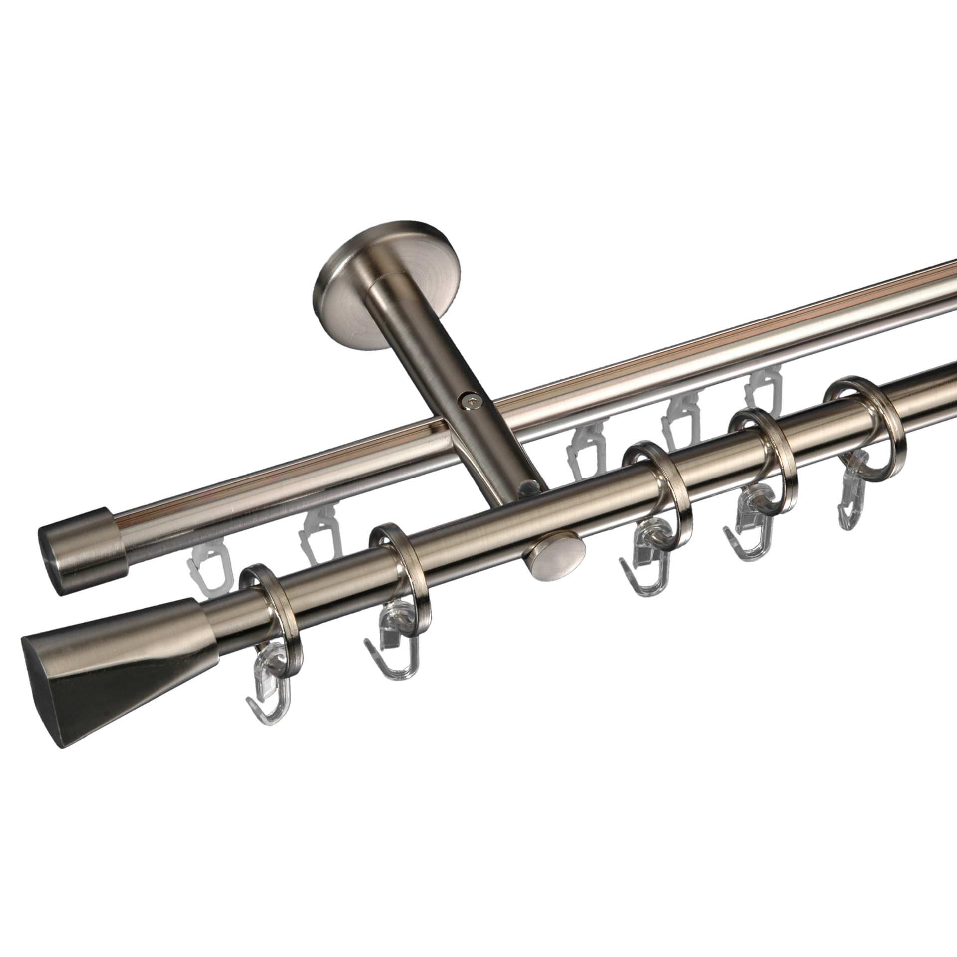 Gardinenstange Dust 16 mm Stilgarnitur Innenlauf 1 Gardinenstange Dust 16 mm Stilgarnitur Innenlauf