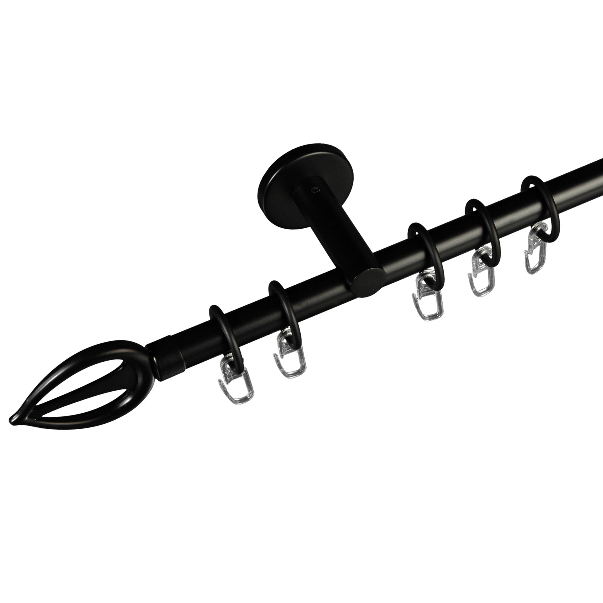 Gardinenstange Flamme 16 mm Stilgarnitur 1 Gardinenstange Flamme 16 mm Stilgarnitur